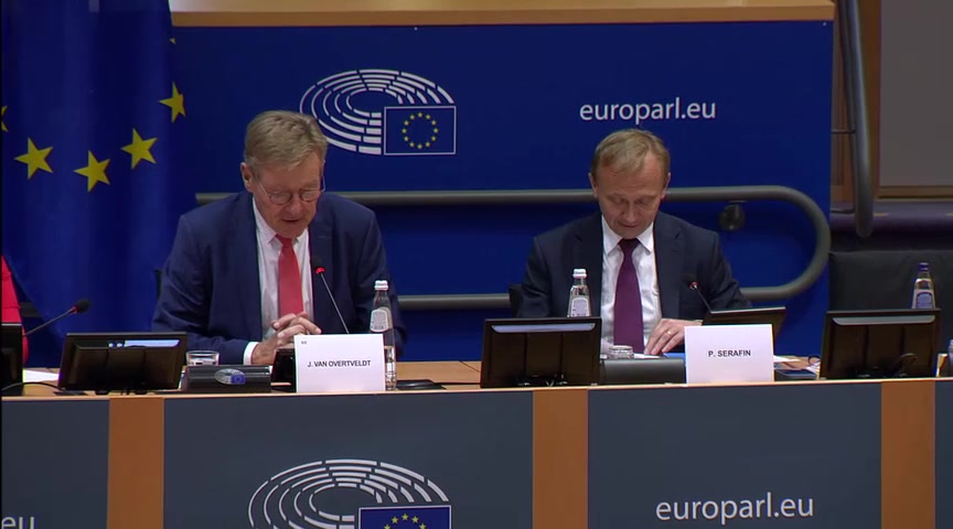 Multi-annual Financial Framework beyond 2027 and Own Resources: opening statements by Johan VAN OVERTVELDT (ECR, BE), Chair of BUDG and by Piotr SERAFIN, Commissioner for Budget, Anti-Fraud and Public Administration - BUDG Committee